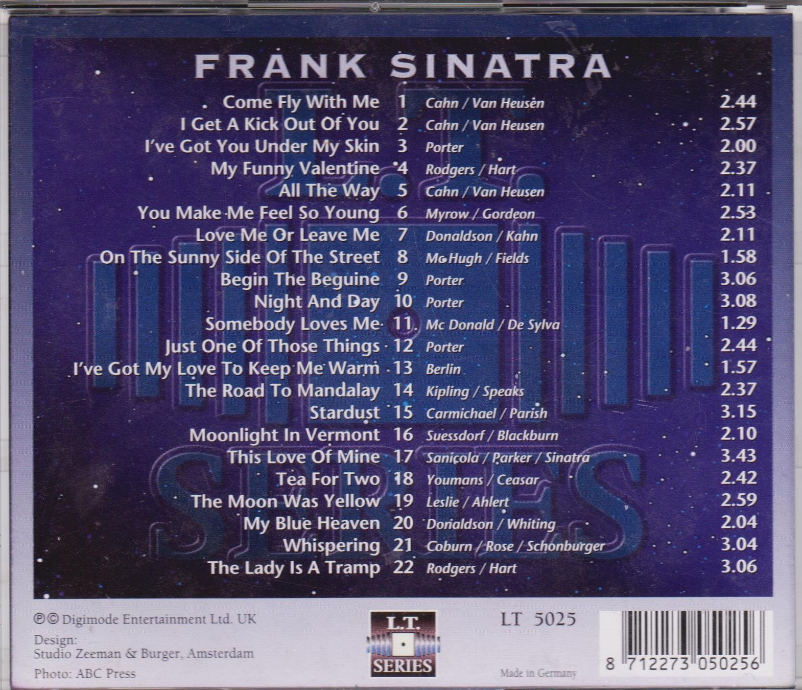 CD: FRANK SINATRA - Come Fly With Me (Swing CD mit 22 Hits) – Usato da Zürich venduto da Vinyl 1