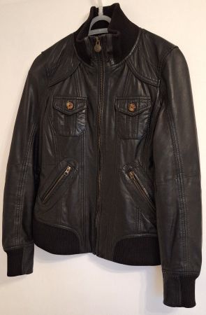 Lederjacke Vintage Style