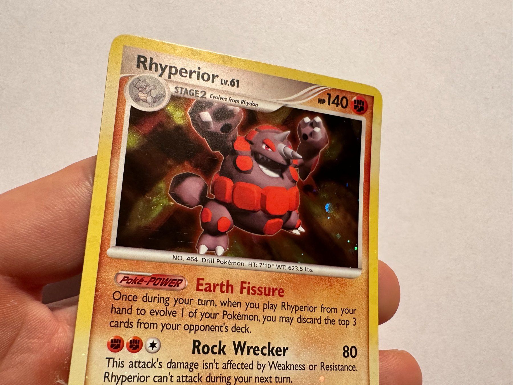 Pokémon Carte collezionabili: Rhyperior holo bleed Diamond & Pearl Base EN – Usato da Hagendorn venduto da Pokecollectorch 3