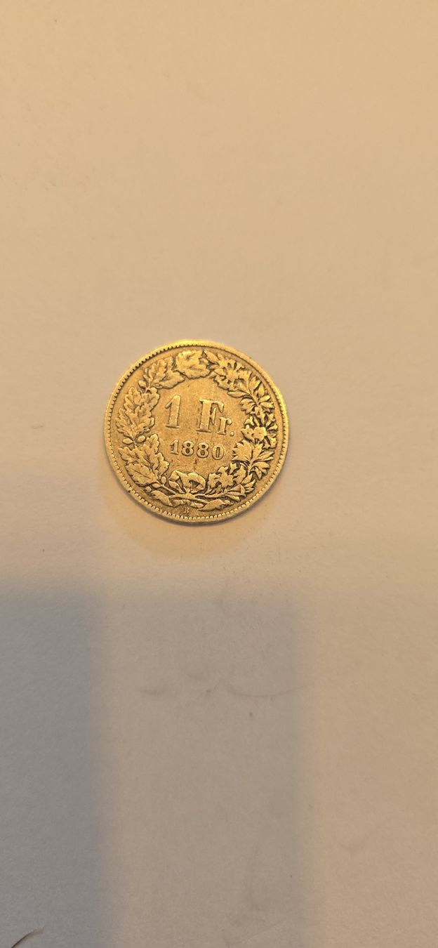 Toutes les monnaies: pieces 1.- fr 1880 – D'occasion à Fribourg par yan_z5fr