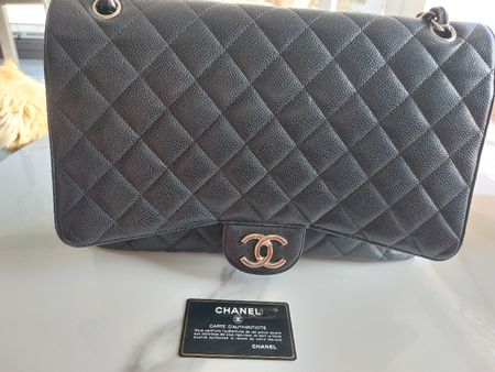 Chanel Jumbo Classic Double Flap - Schwarz Caviar