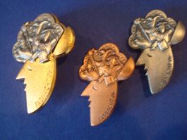 Plaketten Satz 2006 Gold-Silber-Kupfer
