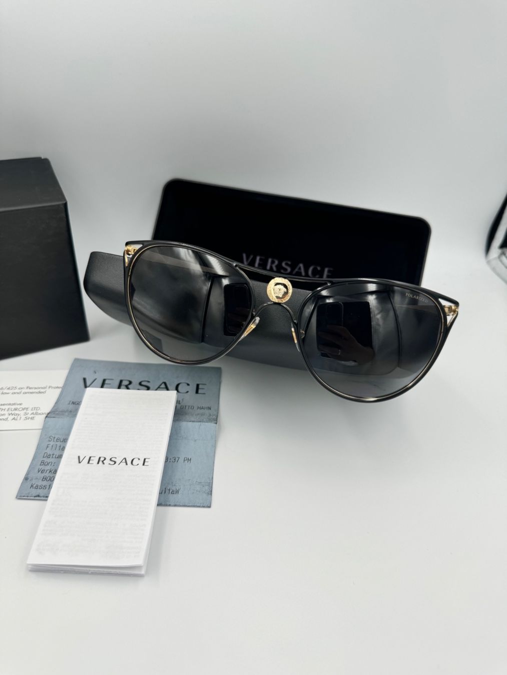 Versace Occhiali & Lenti: Versace Sonnenbrille Medusa Logo – Nuovo e nell'imballaggio originale da Wiedlisbach venduto da Sistershop 3