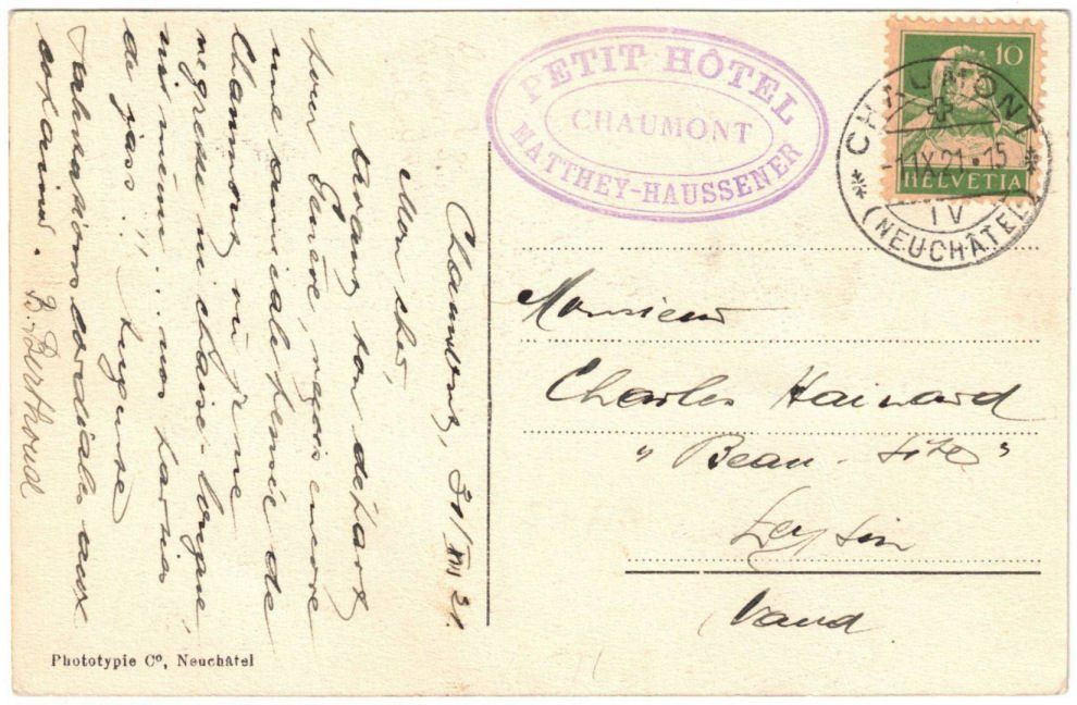 Cartes postales: Chaumont - Standseilbahn – D'occasion à Binningen par Mountainrider 1
