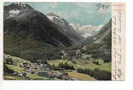PONTRESINA u. der Roseggletscher - gel. 1907 n. Toronto