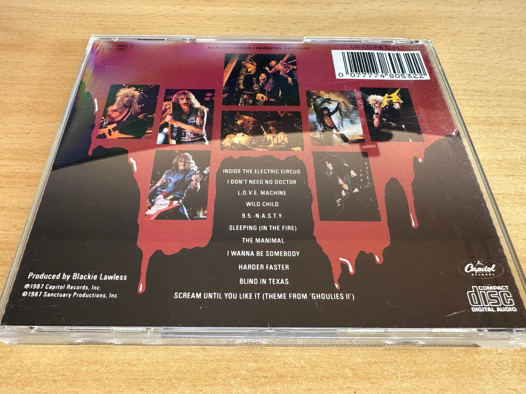 CDs: W.A.S.P. – Live... In The Raw – Gebraucht aus Rikon im Tösstal von Alpenmutz 1