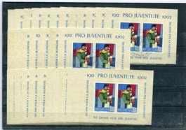 PJ 1962 11 Blöcke postfr., 19 Bl.  ET-O