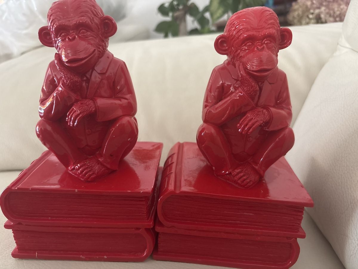 Altro in Decorazioni & Accessori: Buchsttzen Affe rot Paar gute Zustand – Usato da Kriens venduto da mir_v8ww