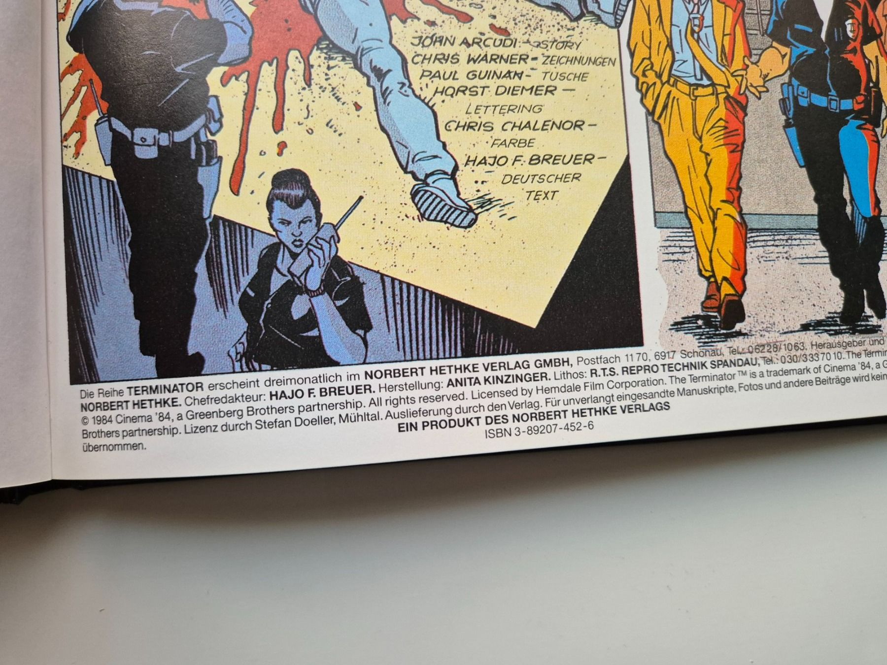 Fumetti: TERMINATOR 🤖 software    Hethke Comic    Nr. 2         1984 – Usato da Niederweningen venduto da Obson 1
