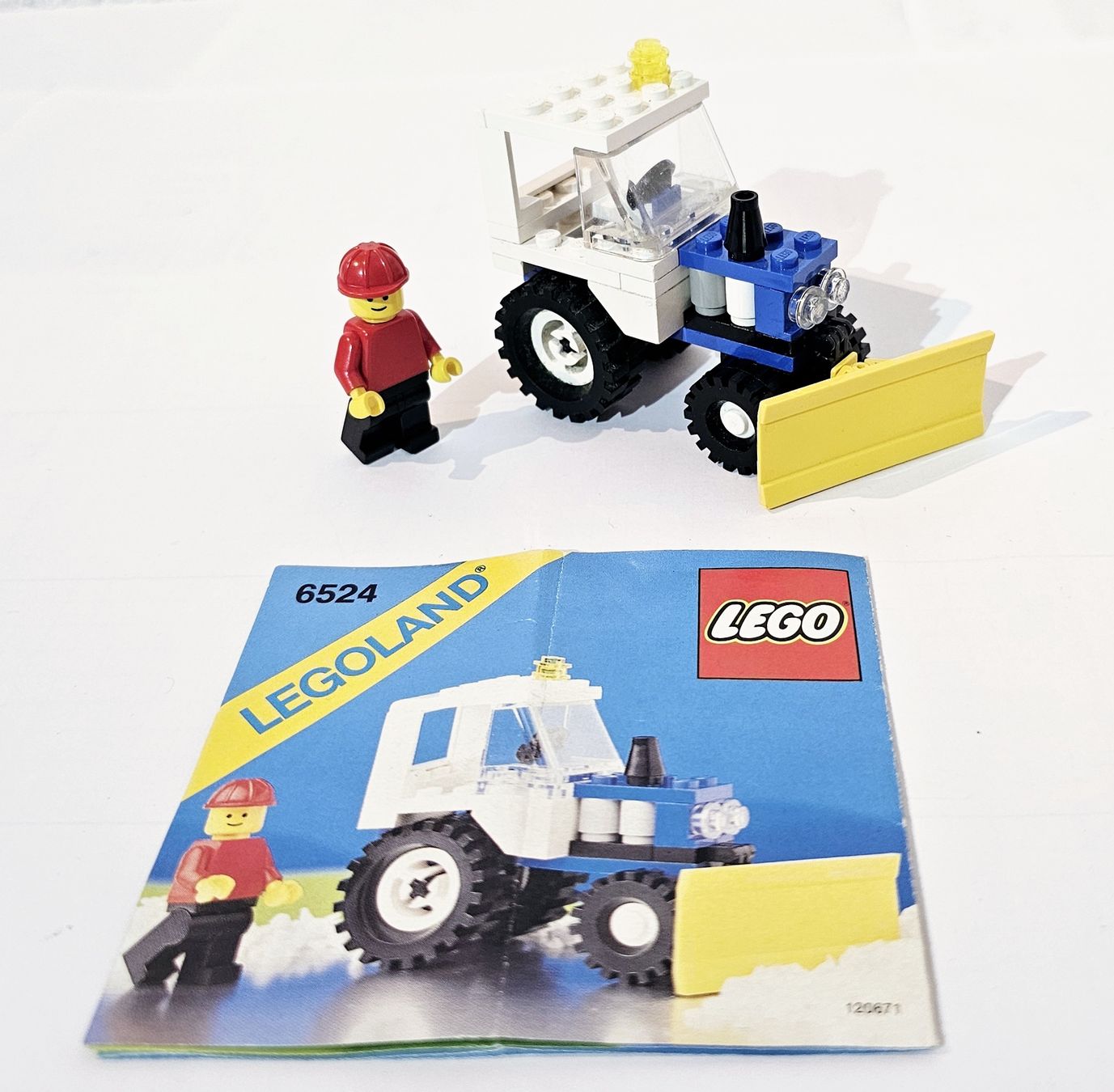 Lego Kit di costruzioni: LEGO LEGOLAND 6524 TRACKTOR MIT SCHNEEPFLUG – Usato da Turbenthal venduto da Ddanuh 2