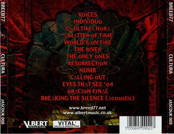 CD: Breed 77 - Cultura – Usato da Uzwil venduto da visions77 1