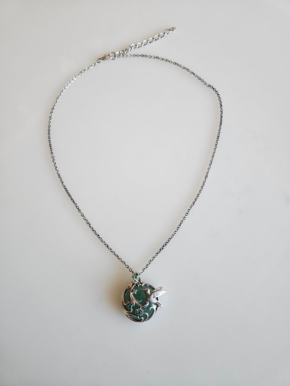 Catenine: Silber Kette mit Chalzedon – Nuovo (secondo la descrizione) da Winterthur venduto da ste_tcx5 1