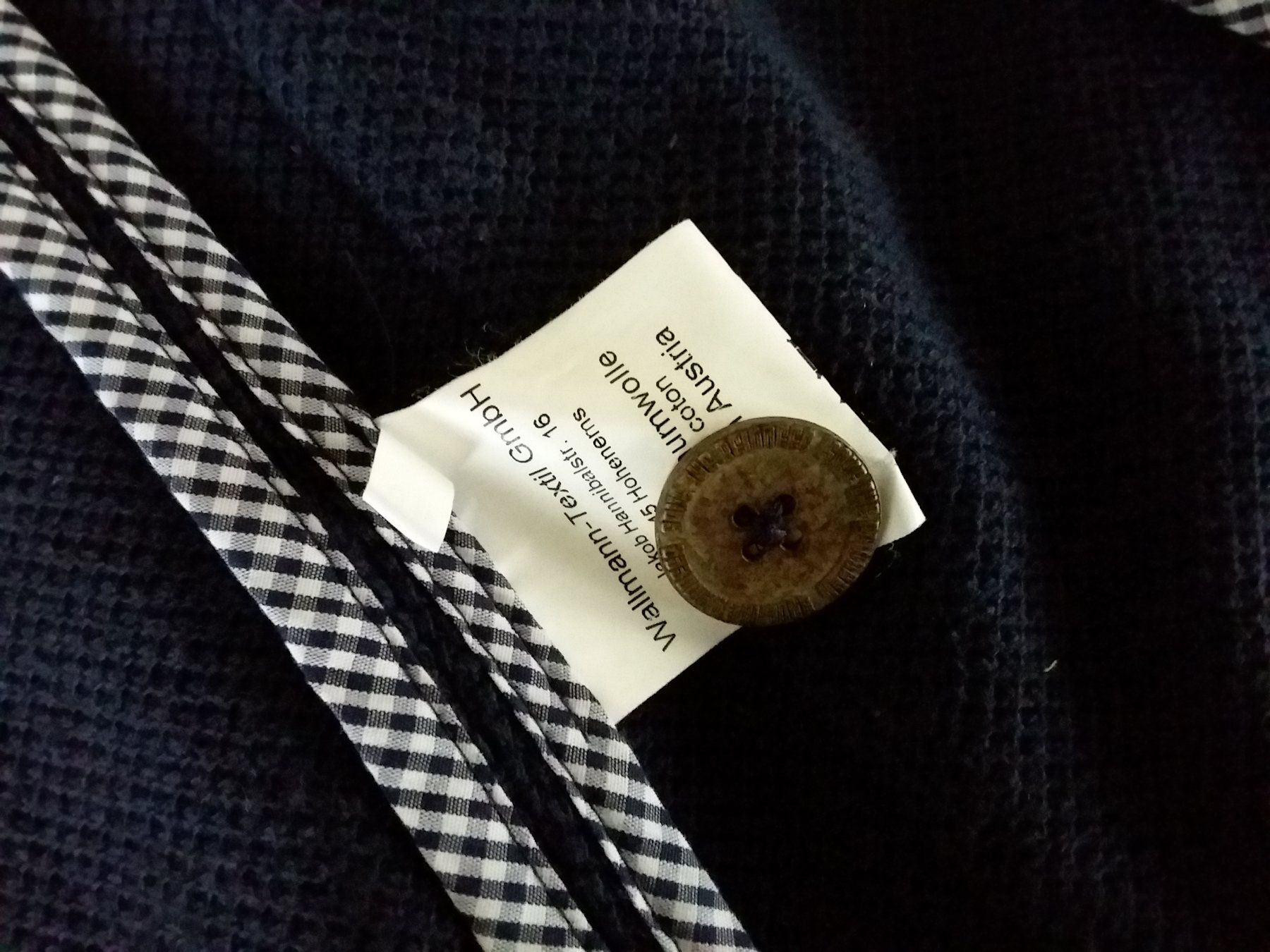 Giacche: WALLMANN Jacke, Gr 40, Baumwolle, dunkelblau, – Usato da Immensee venduto da Btrutmann 6