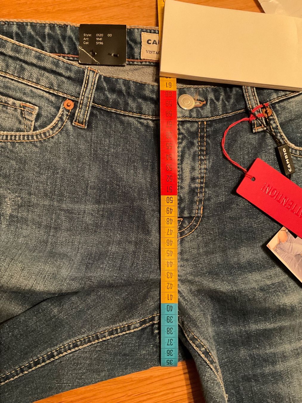 Cambio Jeans: CAMBIO Jeans Gr 40 NEU, NP 229 Patchwork – Nuovo e nell'imballaggio originale da Urdorf venduto da alda02 8