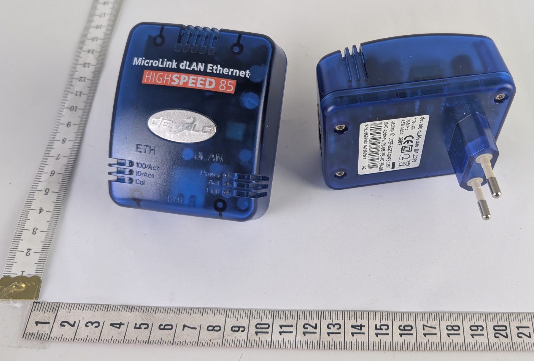 Devolo Unità & Adattatore: Devolo dLAN Adapter Set, Heimnetzwerk, Top Zustand! – Usato da Zürich venduto da axolottchen