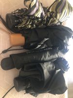 4 Ombrelli  Usati in Buone Condizioni-Colore Nero e Fantasia