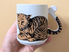 NEU! Kaffeetasse Katze Design