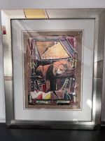 Halboriginal „Schlafender Löwe mit Clown“ von RenMann