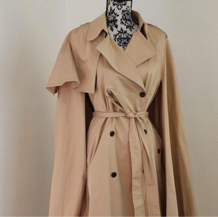 Trench coat cape