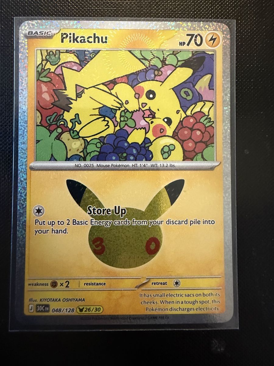 Pokémon Sammelbilder & Trading cards: Pikachu #048 30C EN – Neu (gemäss Beschreibung) aus Savigny von Matgab94