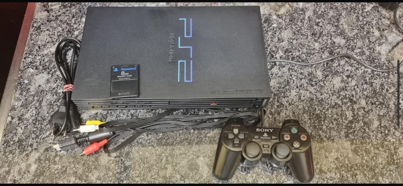 Sony Konsolen: PlayStation 2 Console - PS2 - Includes Controller & Memory C – Gebraucht aus Allschwil von NDSS9483