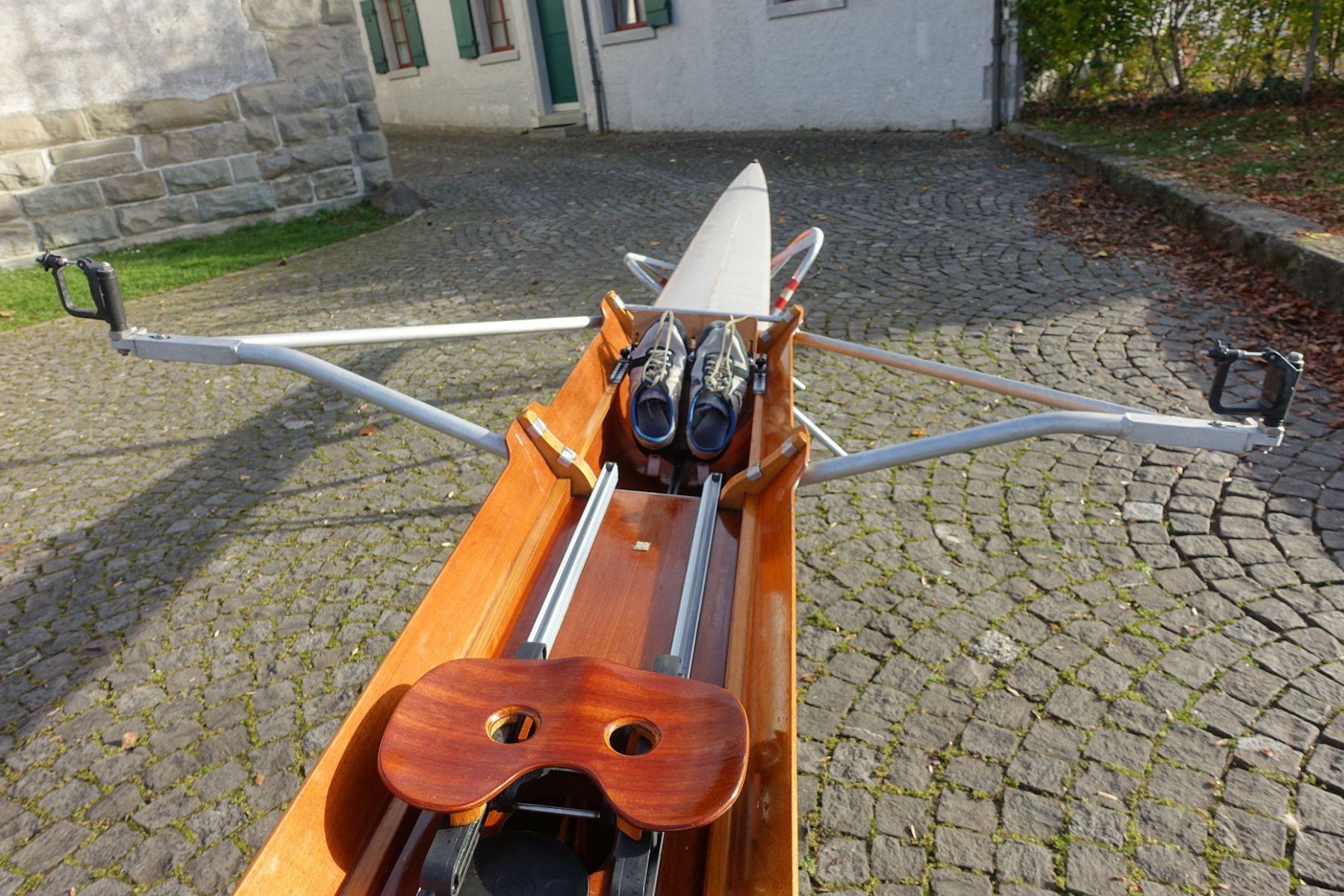 Barche: Rennruderboot aus Zedernholz - Skiff 1989 – Usato da Freienbach venduto da FPD8704 5