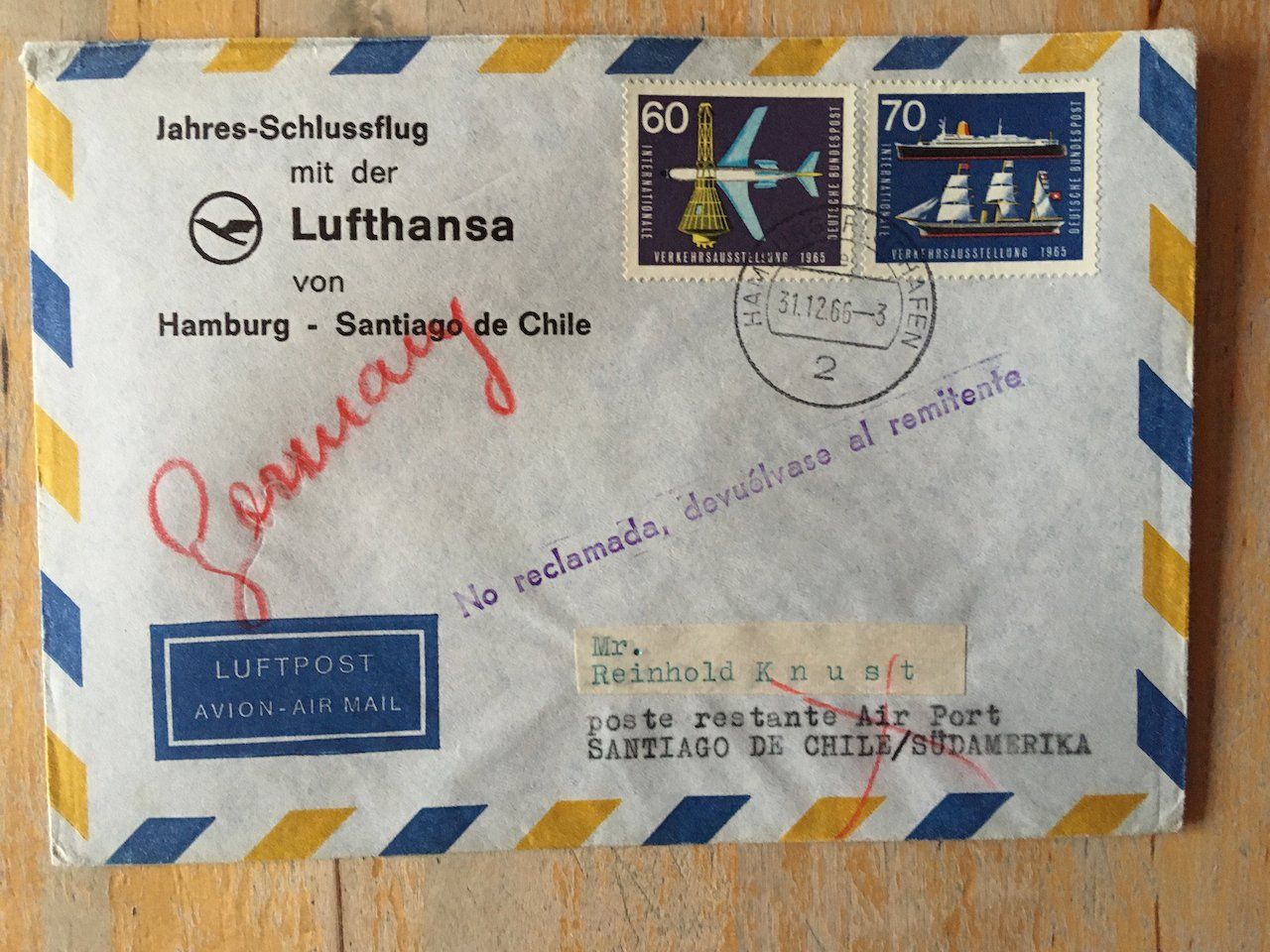Tutti i francobolli: 10 Flugbriefe BRD 1962-67 – Usato da Nesslau venduto da andi_hon 6
