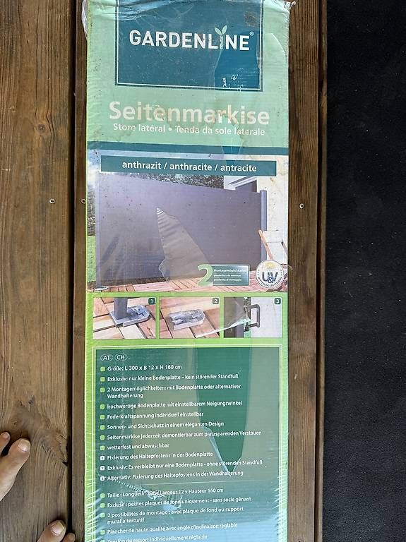 Tende da sole: Seitenmarkise neu – Usato da Oberaach venduto da mullis65 2