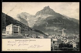 Engelberg, Hotel Edelweiss und Ortspanor