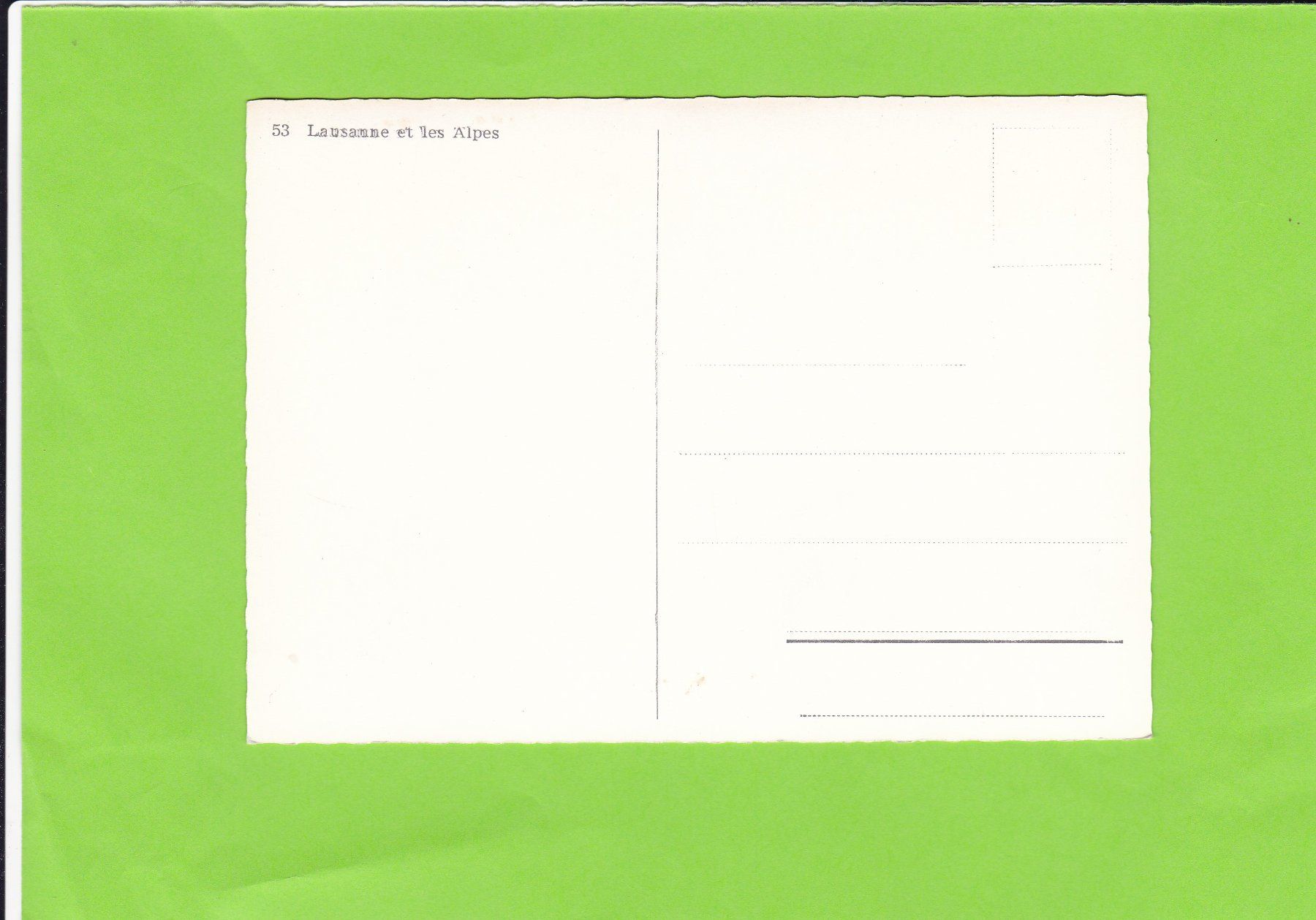 Cartoline postali: Lausanne – Usato da St. Peterzell venduto da neckertal 1