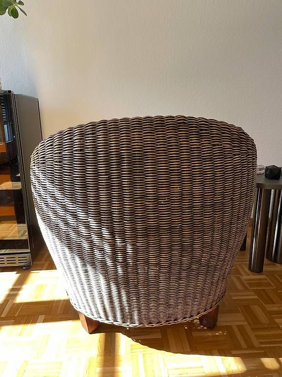 Poltrone: Fauteuil en rotin et bois – Usato da Vessy venduto da M974 2