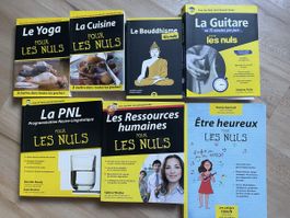 Lot de 7livres “pour les nuls”