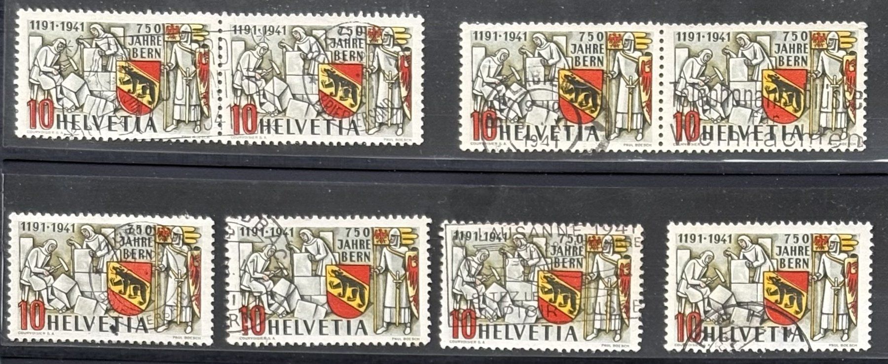 Alle Briefmarken: LOT SCHWEIZER BRIEFMARKEN – Gebraucht aus Ostermundigen von wini63 1