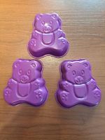 3 Bärli Backformen, ideal für Weihnachten, Kindergeburtstag
