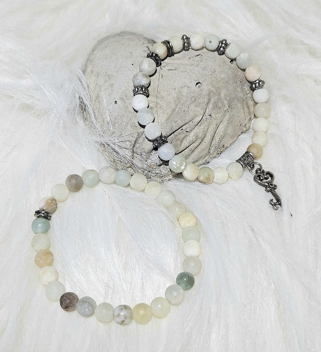 Bracciali & Braccialetti: Amazonit-Set Armk. - Spendenaktion – Nuovo (secondo la descrizione) da Unterkulm venduto da Nachtigall 4