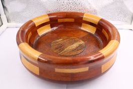 Vintage Holz Schale Schüssel , dick