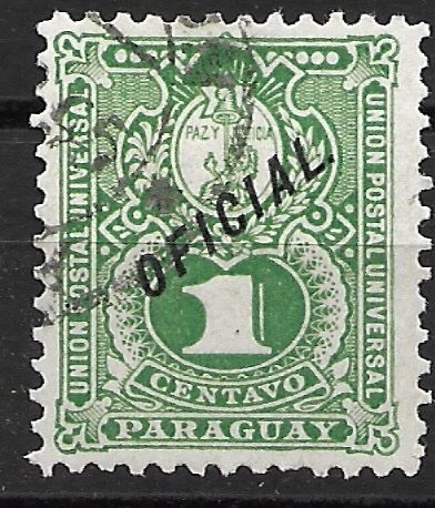Alle Briefmarken: Paraguay 1892: Dienstmarke – Gebraucht aus Zürich von Rainstamps