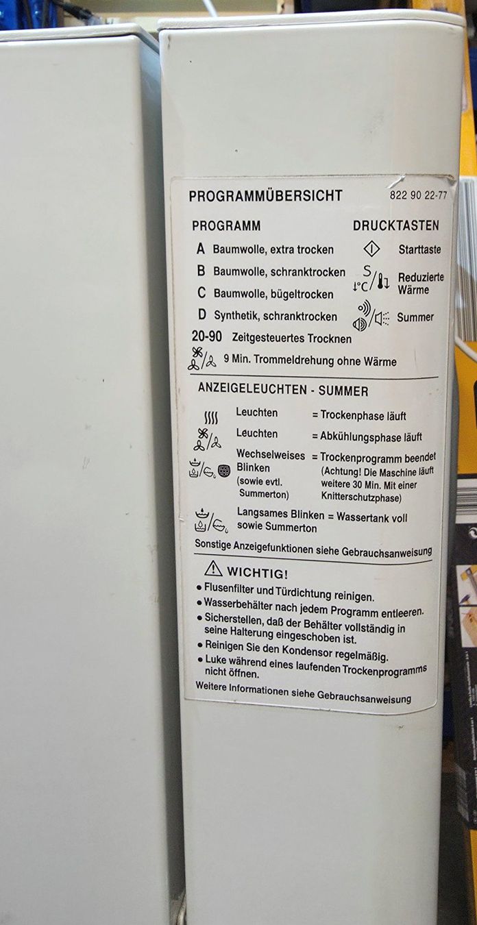 Electrolux Asciugatrici: Keiner Electrolux Wäschetrockner - EDC 3250 – Usato da Bern venduto da aucti0n 4