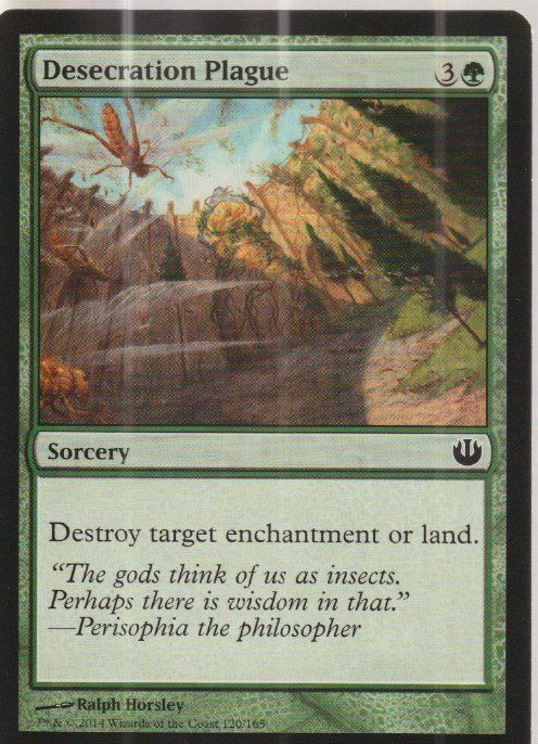TCG Magic The Gathering MTG UK JOU 120 Desecration Plague (Gebraucht ...