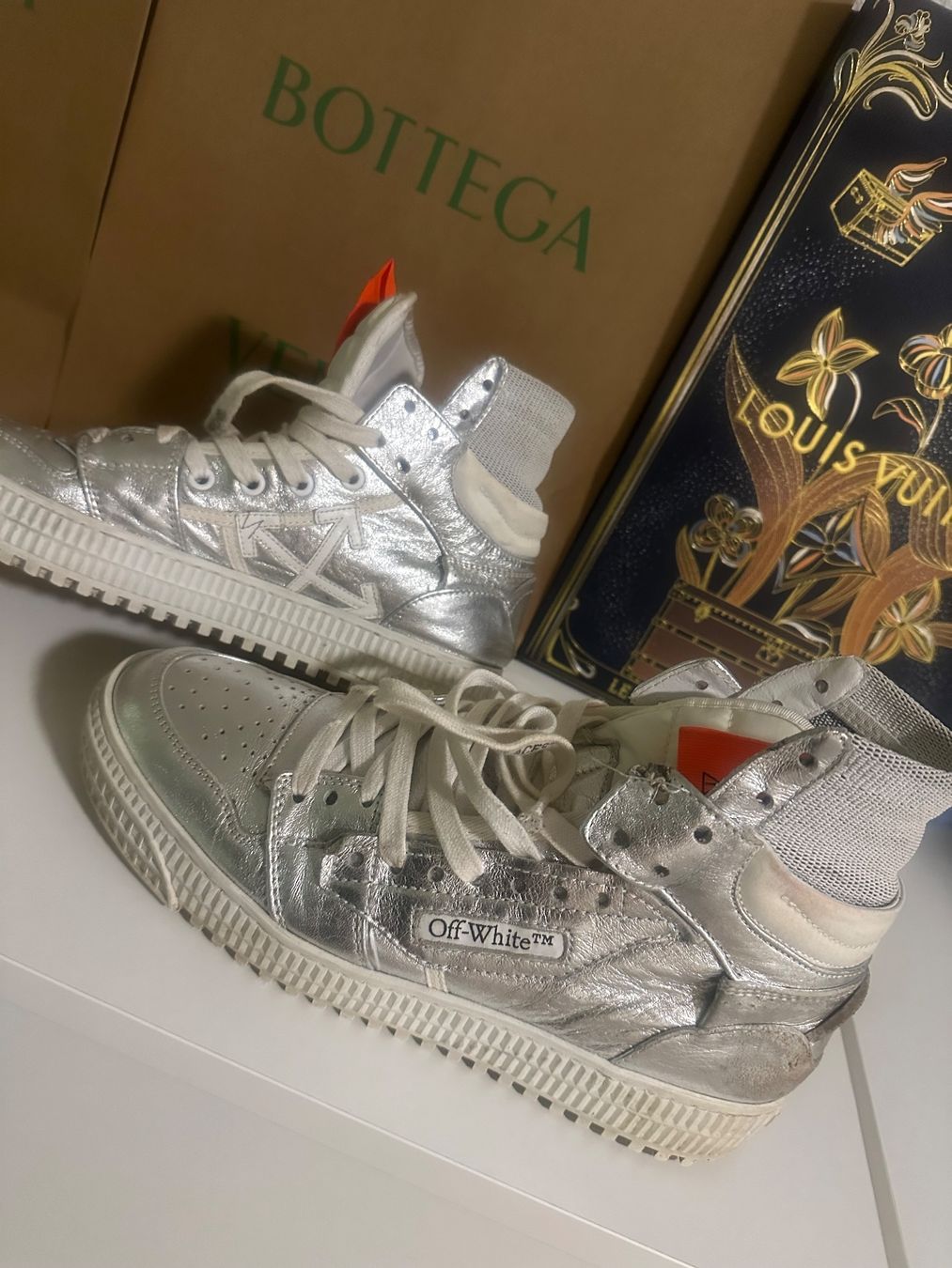 Off-White Scarpe da uomo: Off-White CUP SOLE 3.0 Sneaker Silber – Usato da Monte Carasso venduto da cilliss 3