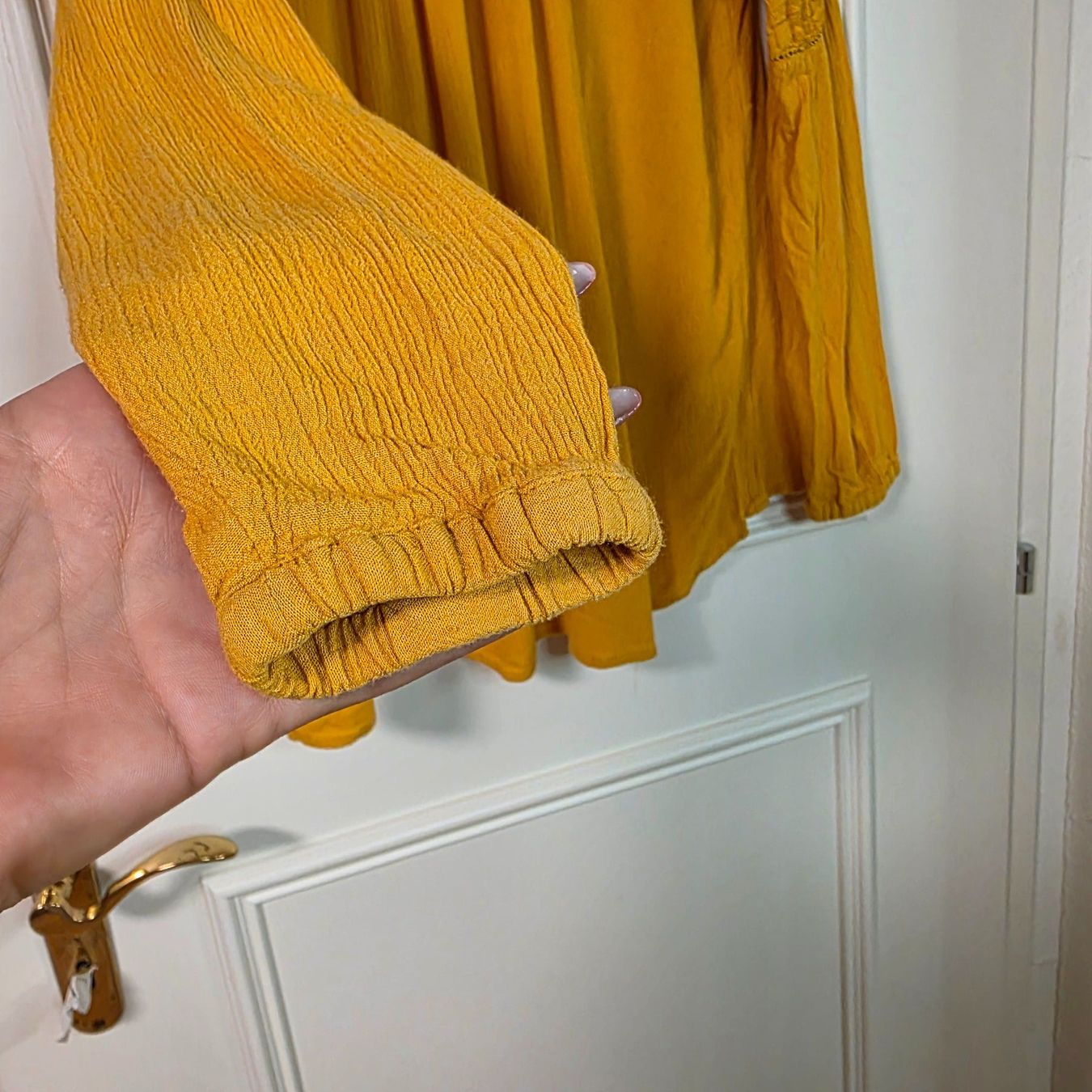 H&M Camicette: H&M gelbe Bluse, Boho-Stil, Größe M – Usato da Wald ZH venduto da CapLux 4