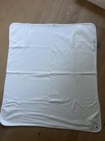 Weisse Babydecke mit Bärchen-Motiv ca 75 cm