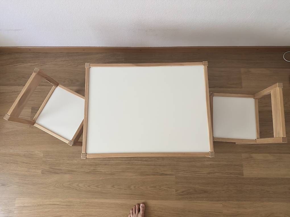 Ikea Set di tavolo e panche: KINDERTISCH MIT 2 STÜHLEN IKEA LÄTT – Usato da Niederhasli venduto da Brkslmn 1