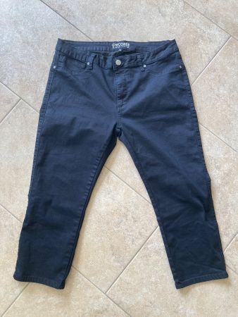 7/8 Hose von Chicorée, schwarz, ca. Gr. L