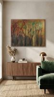 Gemälde " Herbstwald " handmade 40×50×4