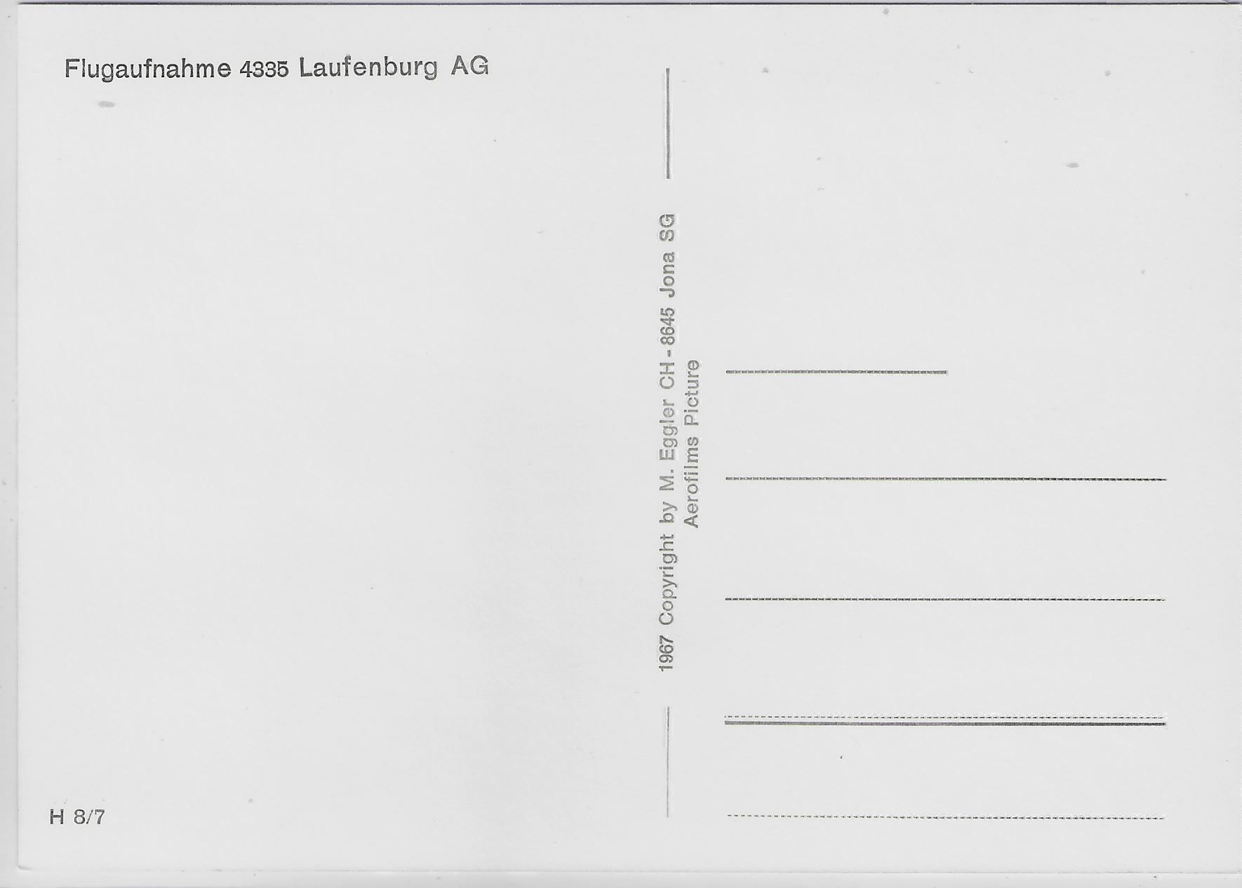 Cartoline postali: Flugaufnahme Laufenburg AG – Antico da Ettingen venduto da Kartenplanet 1