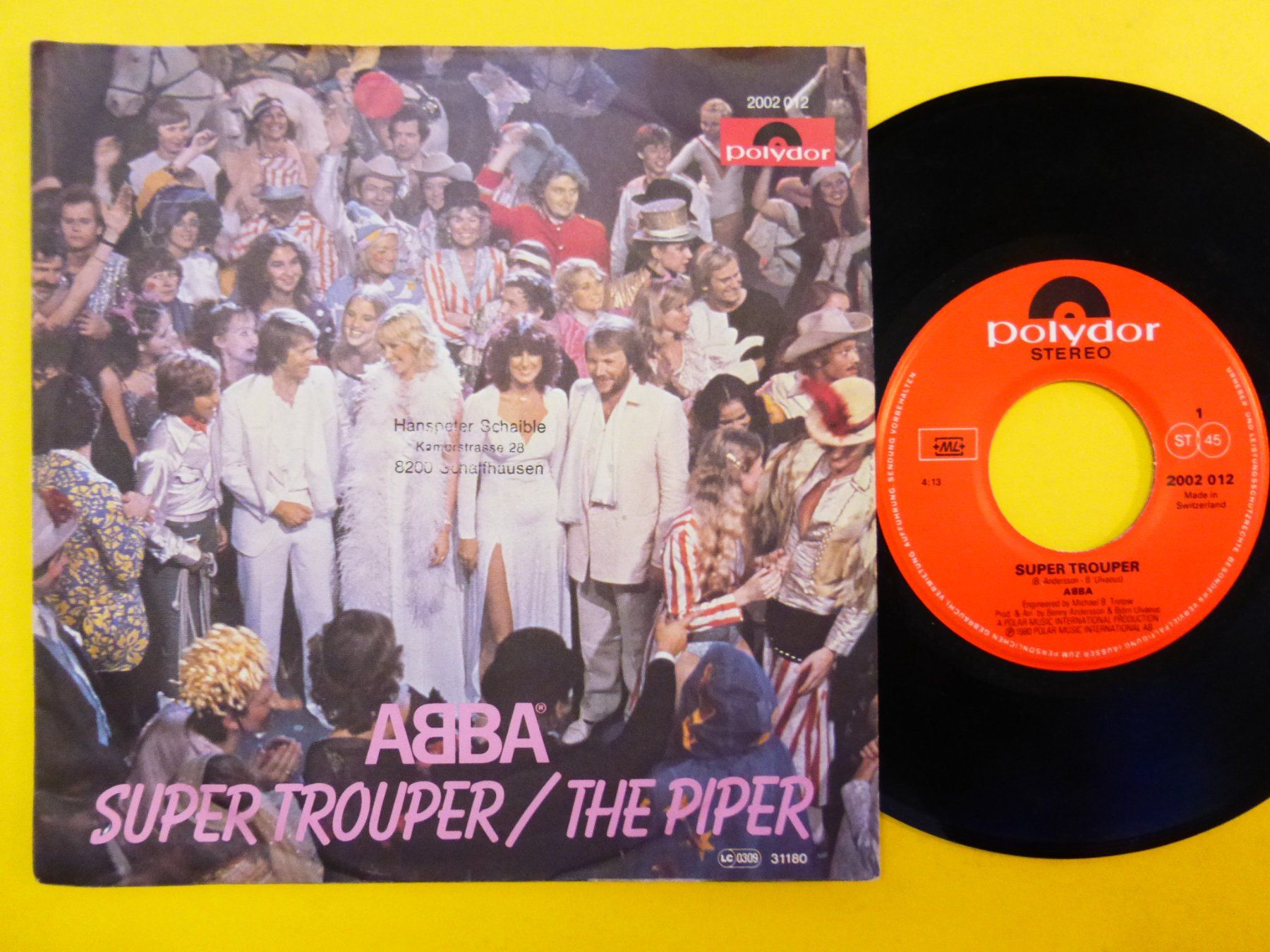 Schallplatten: ABBA – Super Trouper / The Piper – Gebraucht aus Zürich von
