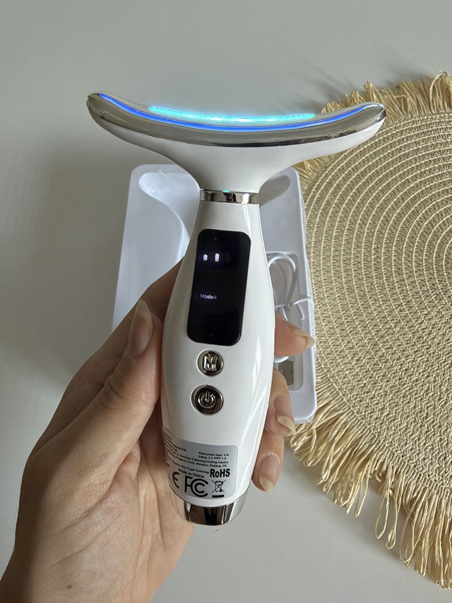 Cura del viso: NIJ Neck Beauty Device LED light therapy – Nuovo e nell'imballaggio originale da Gränichen venduto da Domsiiiii 1