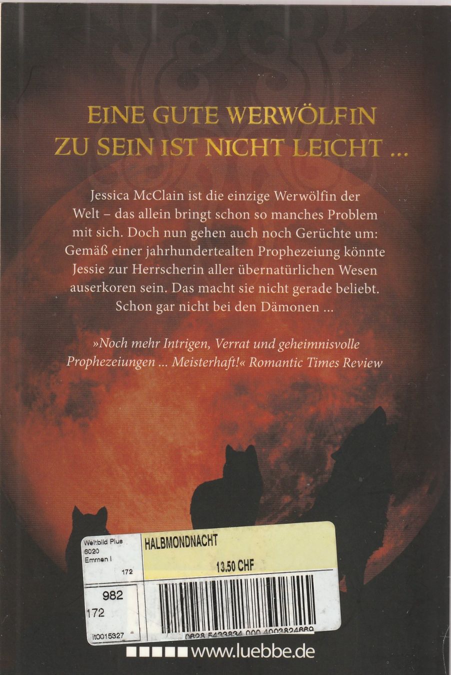 Libri: Amanda Carlson - Halbmondnacht – Usato da Luzern venduto da Baumhuepfer01 1