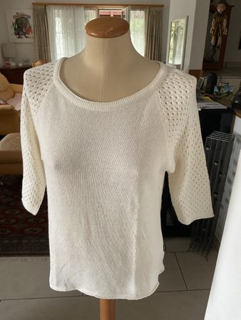 Linara Kurzarm 🧶 Pullover Grösse S 50% Cotton/50% Linen